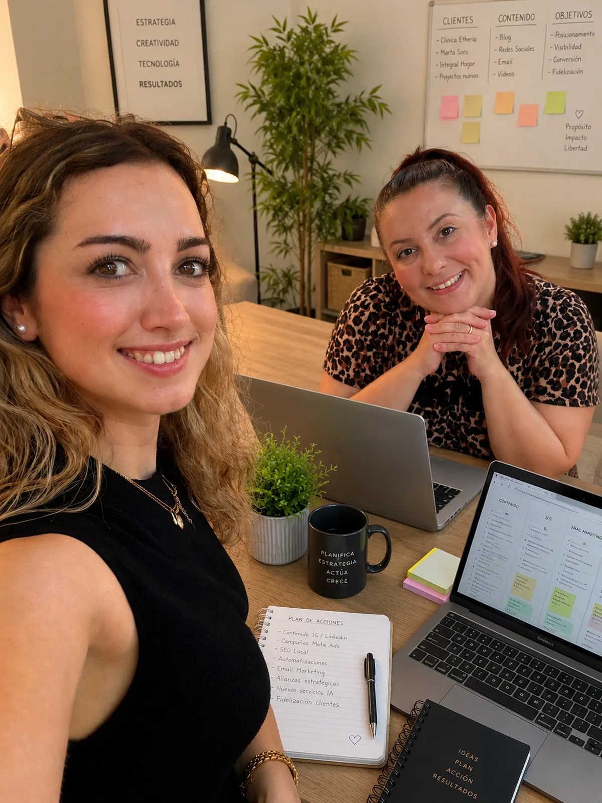Yolanda y Raquel, el equipo de Valentia MS